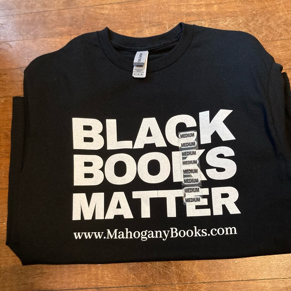 Black Books Matter T Shirt NEW
